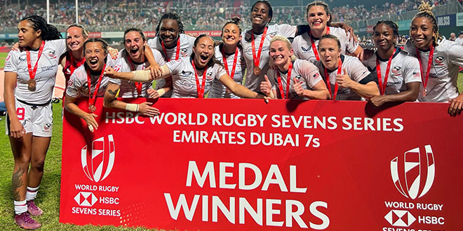 USA Rugby Women's Eagles Sevens Wins Bronze at Canada Sevens