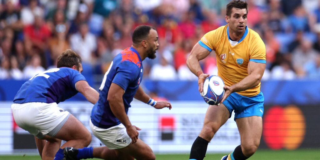 Uruguay fight back to deny 14-man Namibia first-ever Rugby World